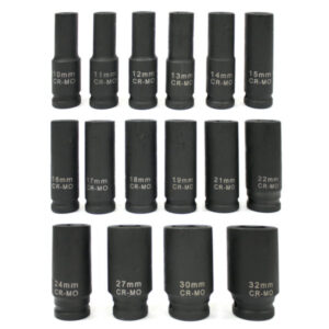 Set kovanih gedora dubokih 10 32mm nasadnih kljuceva Set kovanih gedora dubokih 10 32mm nasadnih kljuceva