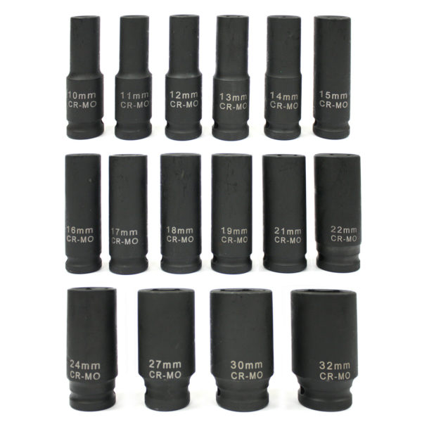 Set kovanih gedora dubokih 10-32mm nasadnih ključeva Set kovanih gedora dubokih 10 32mm nasadnih kljuceva