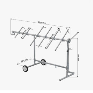 Stalak za farbanje auto delova Stalak za farbanje i obradu auto delova